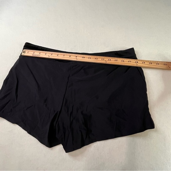 Aleumdr 3" Waistband Swimsuit Bottom Boy Shorts Swim short Black Size XL - Picture 6 of 8